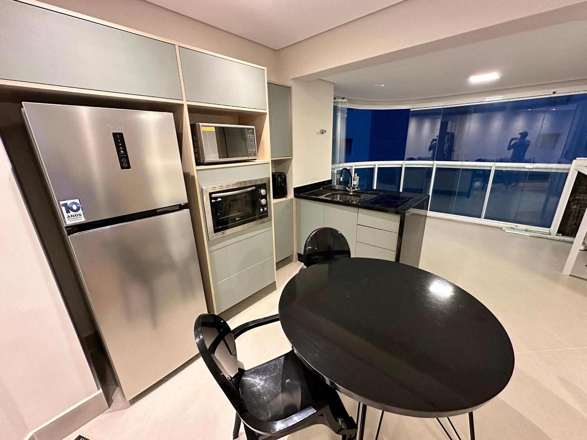 Residencial Estanconfor Com Vista Mar 2 Ac E Garagem Apartment Santos  Luaran gambar