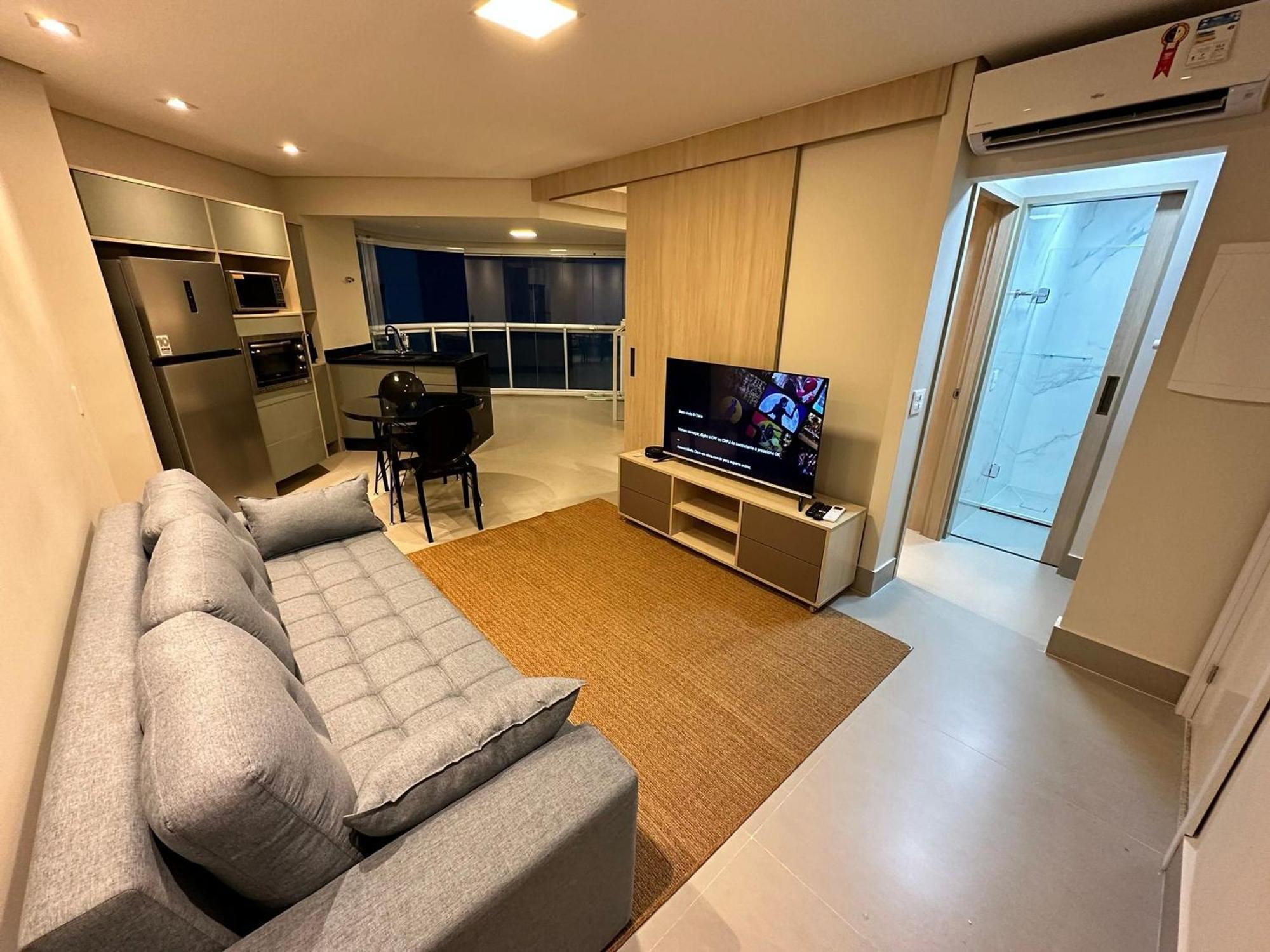 Residencial Estanconfor Com Vista Mar 2 Ac E Garagem Apartment Santos  Luaran gambar