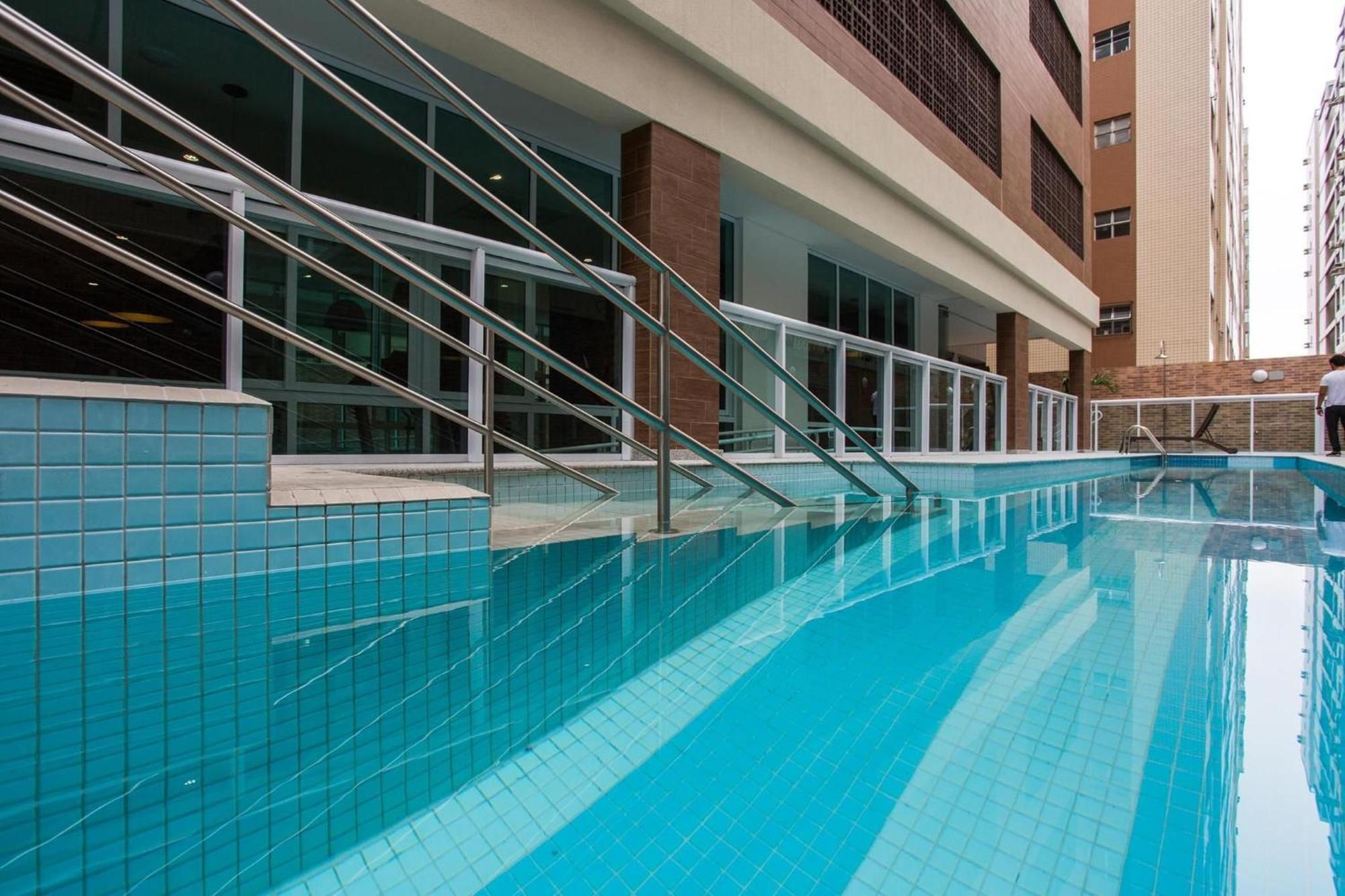 Residencial Estanconfor Com Vista Mar 2 Ac E Garagem Apartment Santos  Luaran gambar
