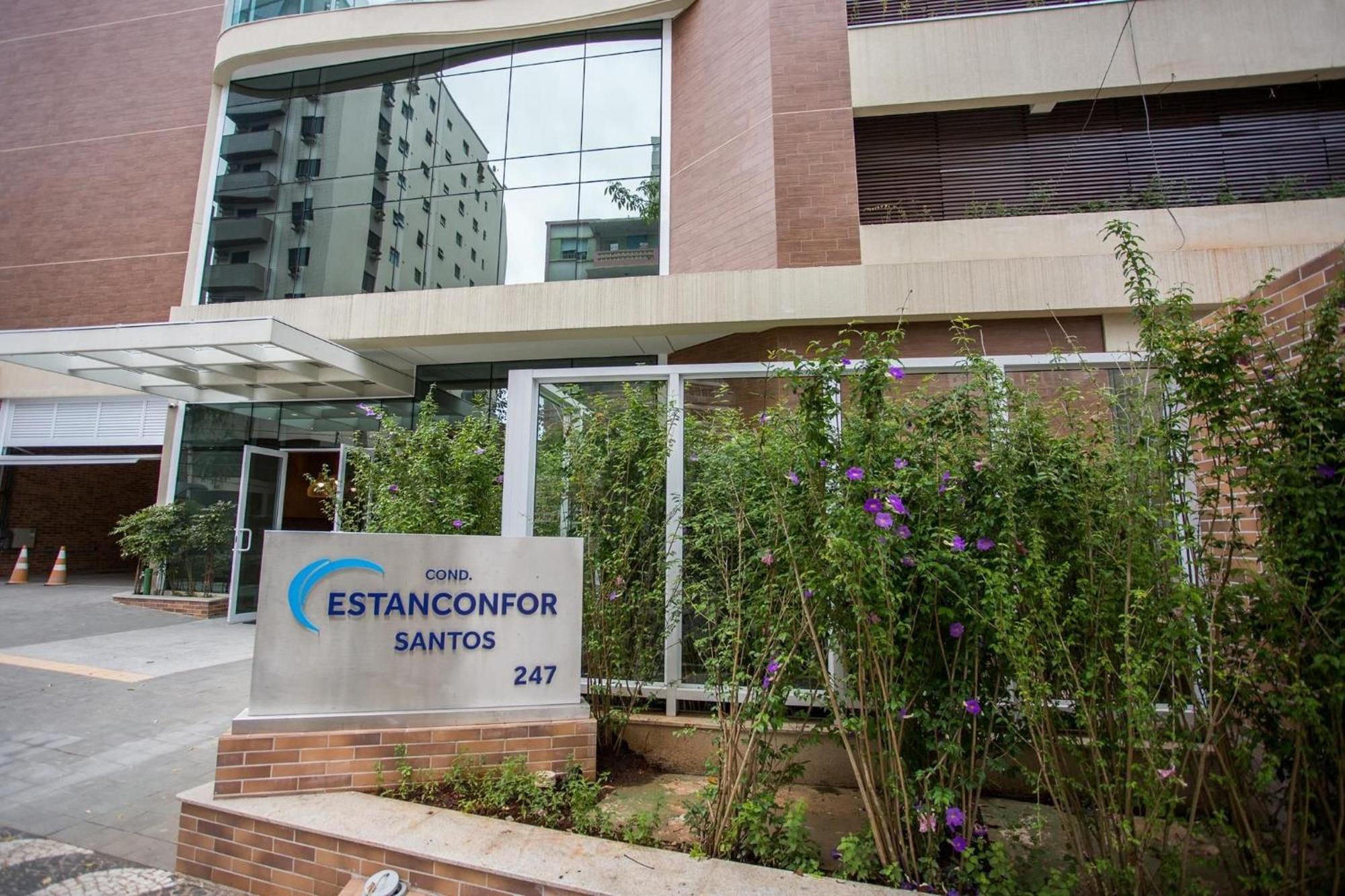 Residencial Estanconfor Com Vista Mar 2 Ac E Garagem Apartment Santos  Luaran gambar