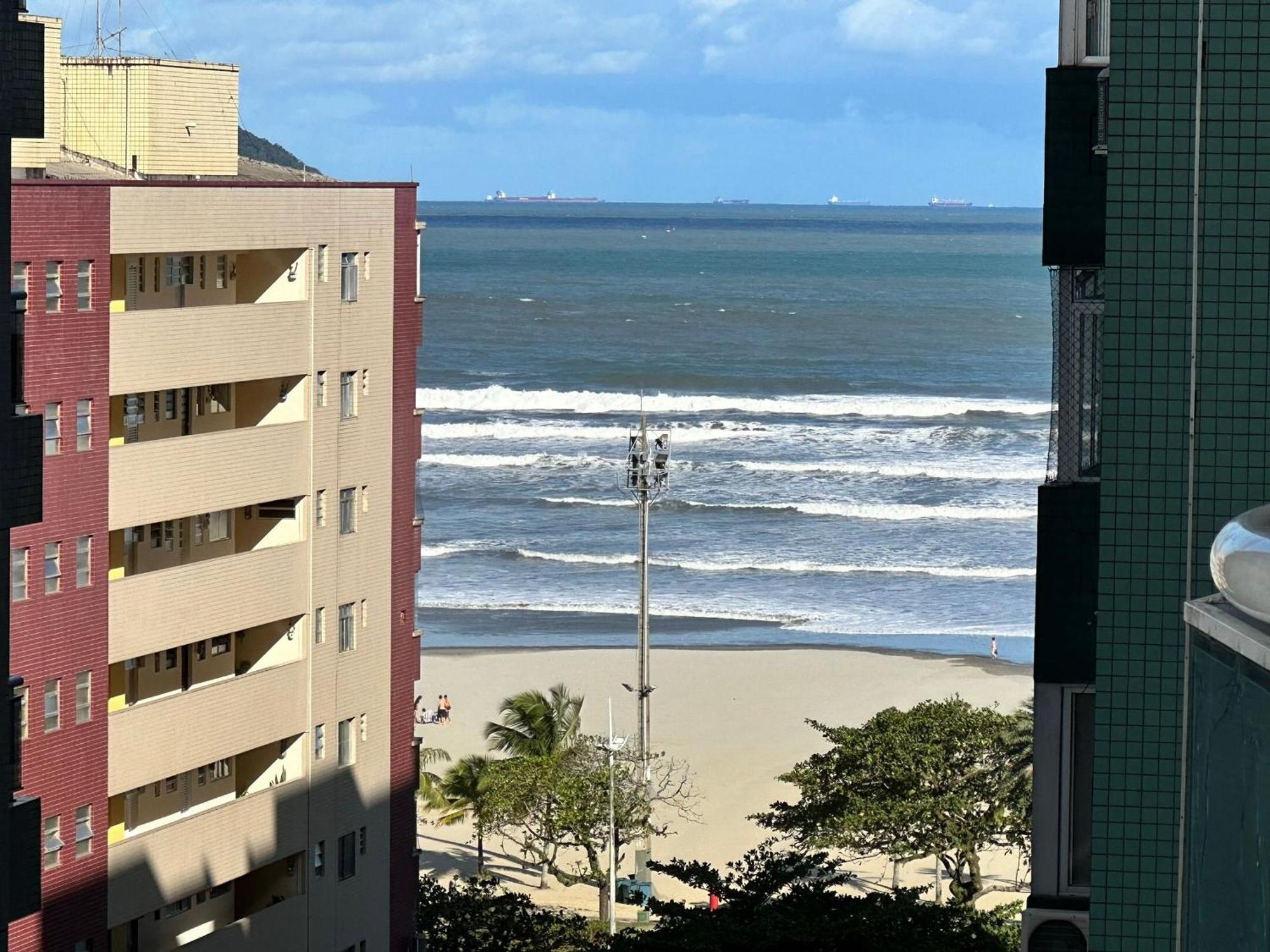 Residencial Estanconfor Com Vista Mar 2 Ac E Garagem Apartment Santos  Luaran gambar